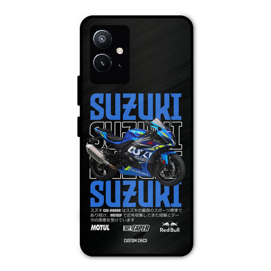 Blue Suzuki Vivo Y75 5G Mobile Back Cover - Car&Bike PrintShield Case