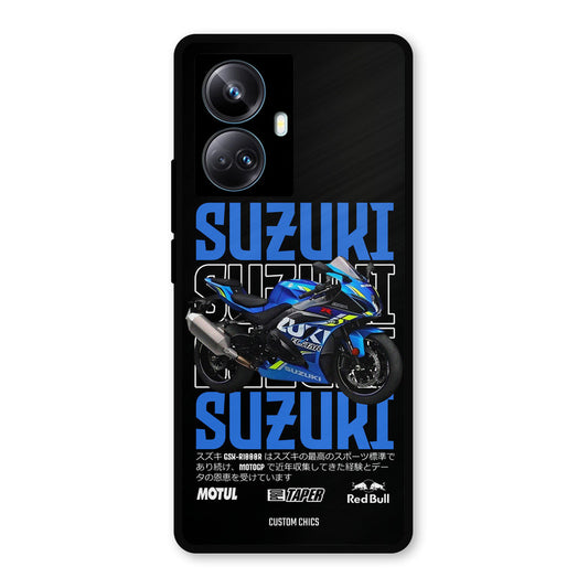 Blue Suzuki Realme 10 Pro Plus Mobile Back Cover - Car&Bike PrintShield Case