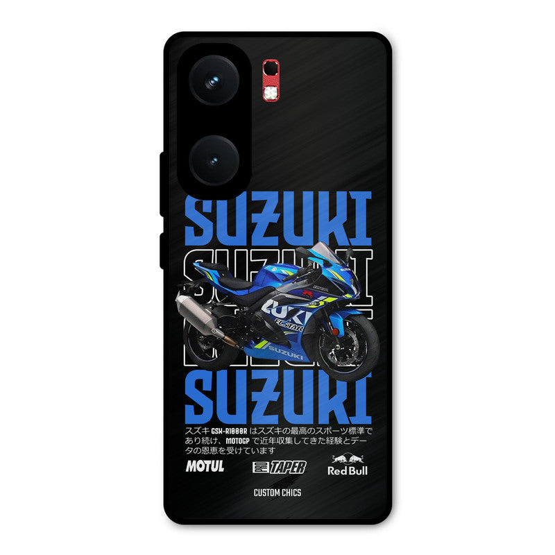 Blue Suzuki iQOO Neo 9 Pro Mobile Back Cover - Car&Bike PrintShield Case