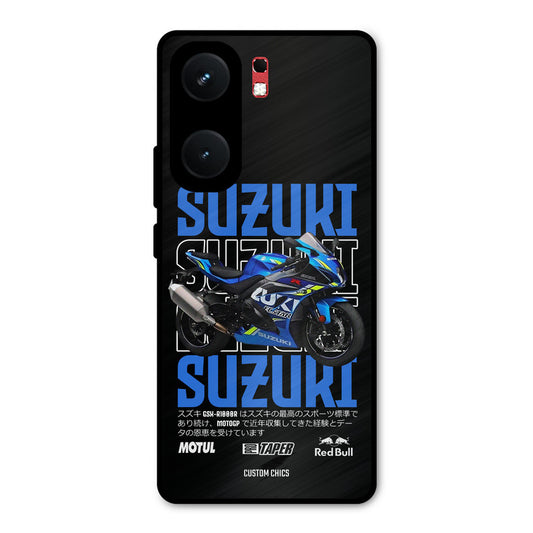Blue Suzuki iQOO Neo 9 Pro Mobile Back Cover - Car&Bike PrintShield Case
