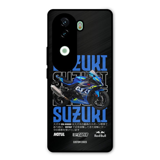 Blue Suzuki Vivo V40e Mobile Back Cover - Car&Bike PrintShield Case