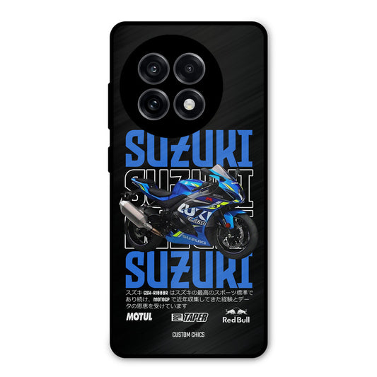 Blue Suzuki OnePlus 13R Mobile Back Cover - Car&Bike PrintShield Case