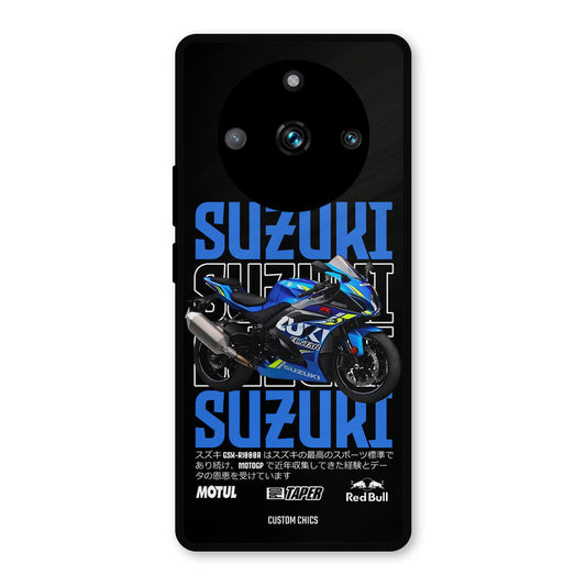 Blue Suzuki Realme Narzo 60 Pro Mobile Back Cover - Car&Bike PrintShield Case