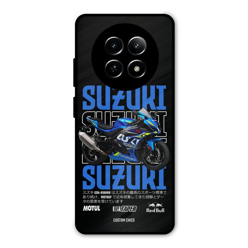 Blue Suzuki Realme Narzo N65 Mobile Back Cover - Car&Bike PrintShield Case