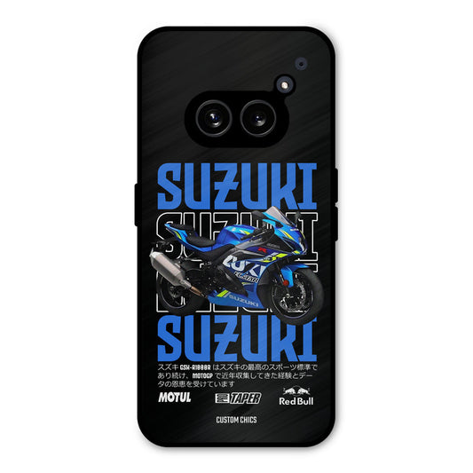 Blue Suzuki Nothing Phone 2a Mobile Back Cover - Car&Bike PrintShield Case