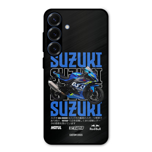 Blue Suzuki Samsung Galaxy S25 Mobile Back Cover - Car&Bike PrintShield Case