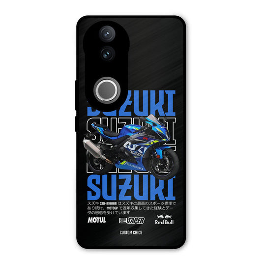 Blue Suzuki iQOO Z10R Mobile Back Cover - Car&Bike PrintShield Case