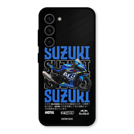 Blue Suzuki Samsung Galaxy S23 Mobile Back Cover - Car&Bike PrintShield Case