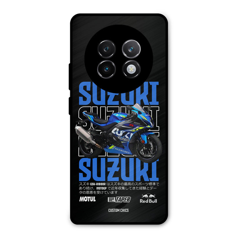 Blue Suzuki Realme 13 Plus Mobile Back Cover - Car&Bike PrintShield Case