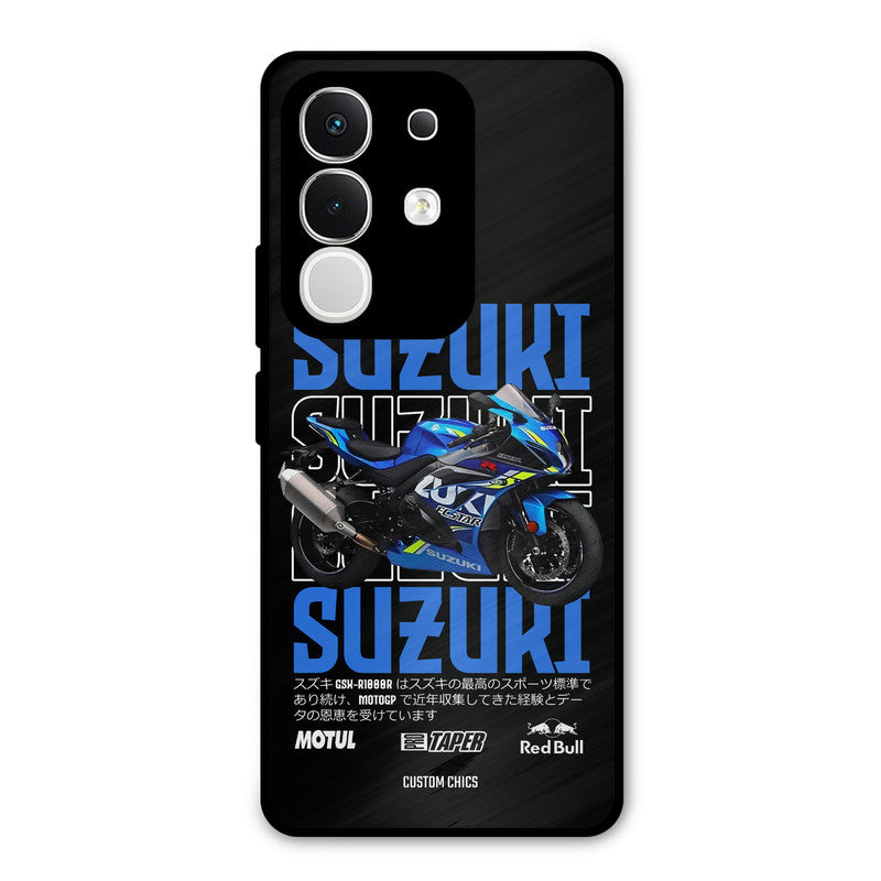 Blue Suzuki Vivo T4x Mobile Back Cover - Car&Bike PrintShield Case