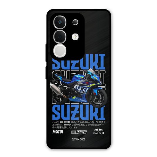 Blue Suzuki Vivo T4x Mobile Back Cover - Car&Bike PrintShield Case
