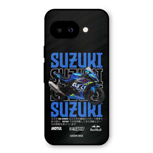 Blue Suzuki Google Pixel 9A Mobile Back Cover - Car&Bike PrintShield Case
