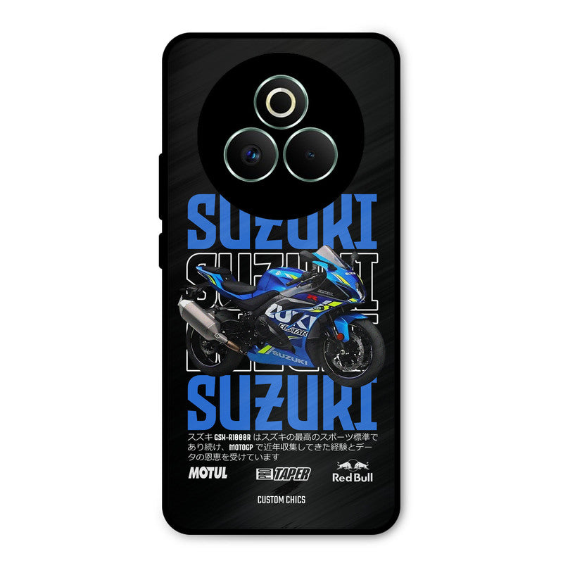 Blue Suzuki Realme P3 Pro 5G Mobile Back Cover - Car&Bike PrintShield Case