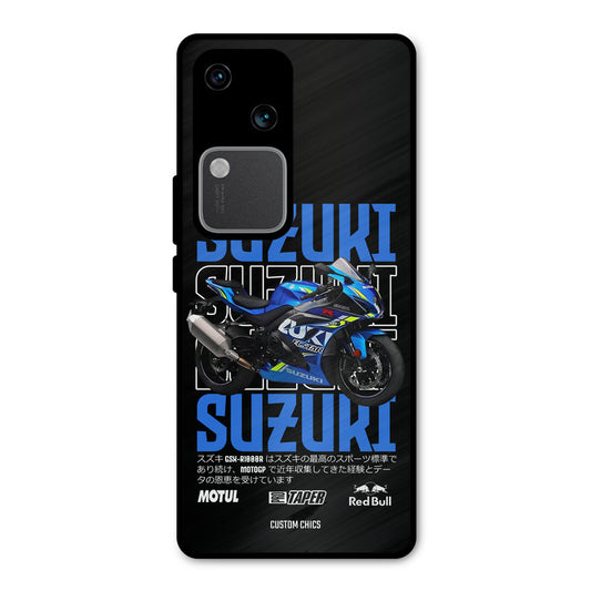 Blue Suzuki Vivo V30 Mobile Back Cover - Car&Bike PrintShield Case