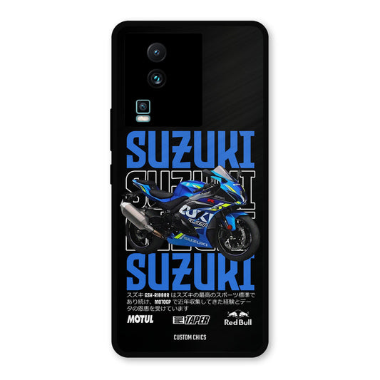 Blue Suzuki IQOO Neo 7 Pro Mobile Back Cover - Car&Bike PrintShield Case