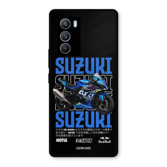 Blue Suzuki iQOO 9SE Mobile Back Cover - Car&Bike PrintShield Case