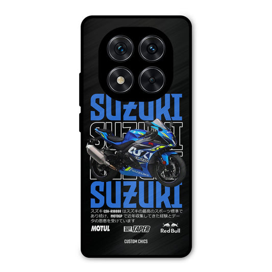 Blue Suzuki Redmi Note 14 Pro Mobile Back Cover - Car&Bike PrintShield Case
