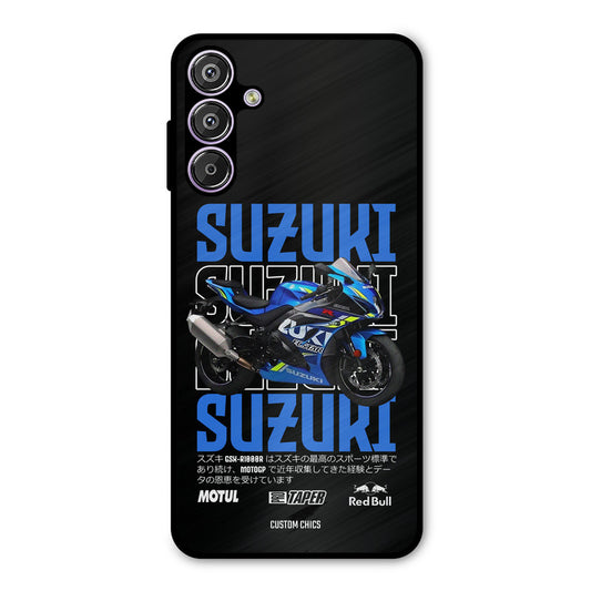 Blue Suzuki Samsung Galaxy M15 Mobile Back Cover - Car&Bike PrintShield Case