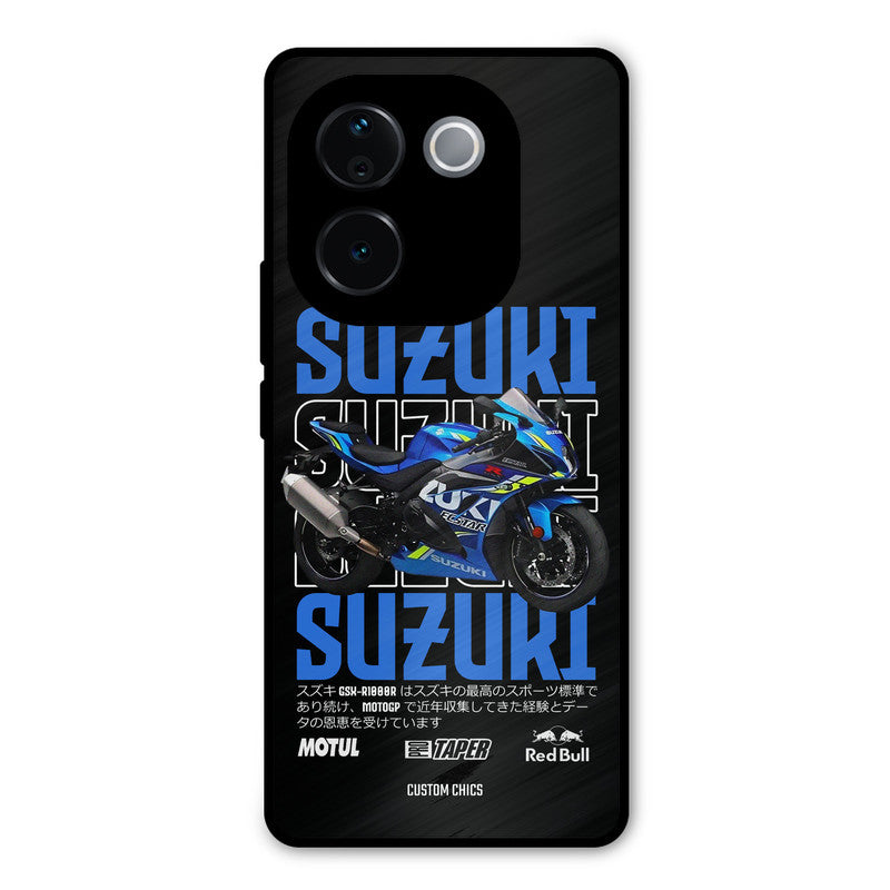 Blue Suzuki iQOO Z9s Pro Mobile Back Cover - Car&Bike PrintShield Case