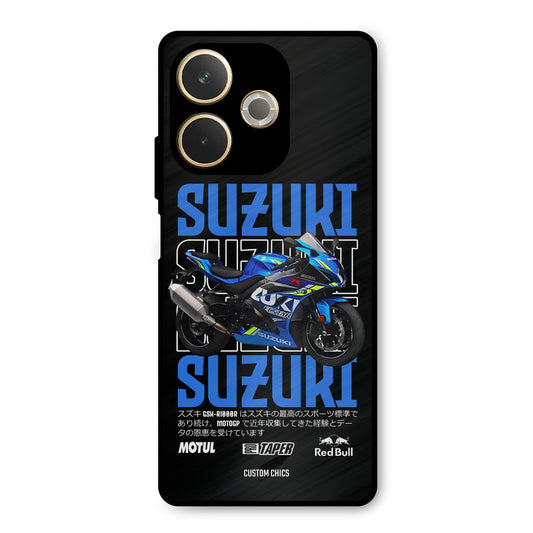 Blue Suzuki Oppo A5 Pro Mobile Back Cover - Car&Bike PrintShield Case