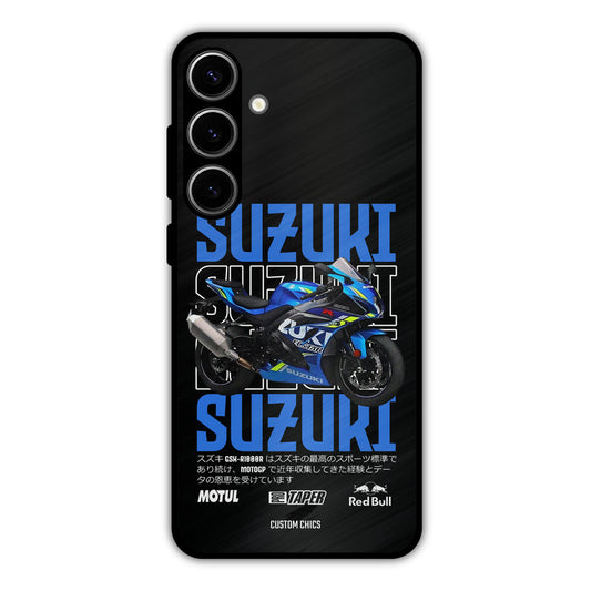 Blue Suzuki Samsung Galaxy S24 Plus Mobile Back Cover - Car&Bike PrintShield Case