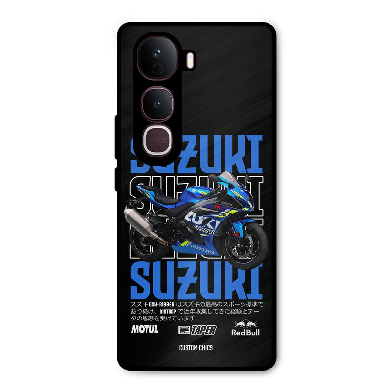 Blue Suzuki Vivo Y400 Pro Mobile Back Cover - Car&Bike PrintShield Case