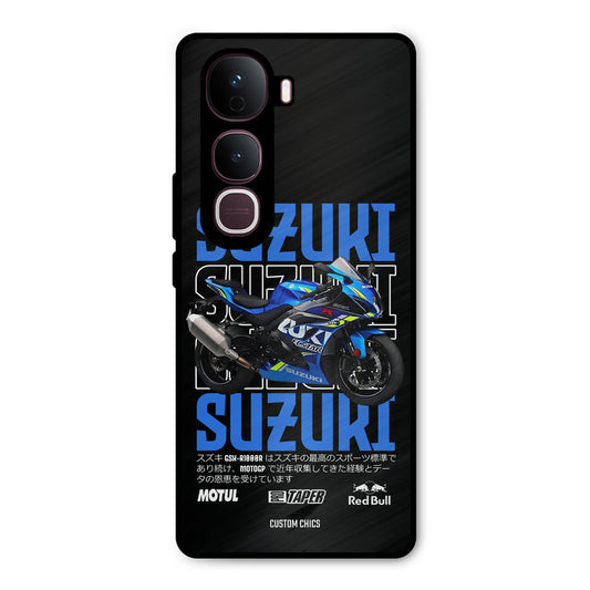 Blue Suzuki Vivo Y400 Pro Mobile Back Cover - Car&Bike PrintShield Case