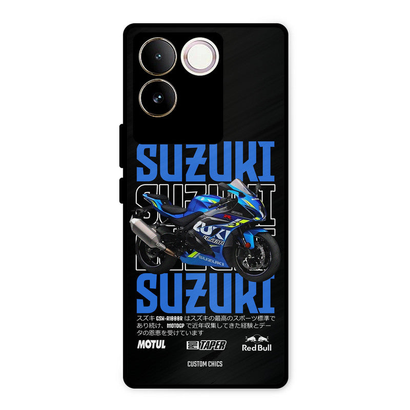 Blue Suzuki Vivo T2 Pro Mobile Back Cover - Car&Bike PrintShield Case