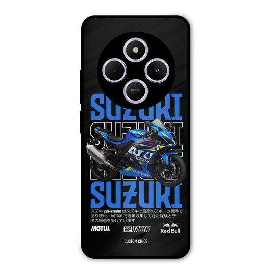Blue Suzuki Poco M7 Mobile Back Cover - Car&Bike PrintShield Case