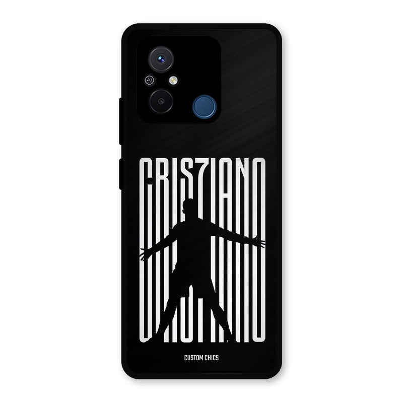 CR7 Star Redmi 12c Mobile Back Cover - Sports PrintShield Case