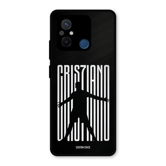 CR7 Star Redmi 12c Mobile Back Cover - Sports PrintShield Case