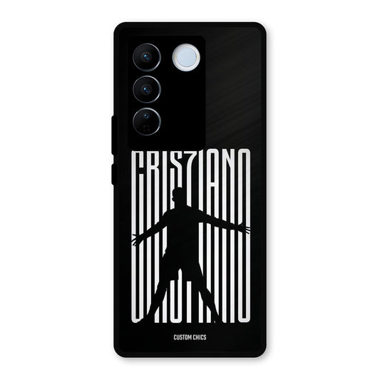 CR7 Star Vivo V27 Pro Mobile Back Cover - Sports PrintShield Case