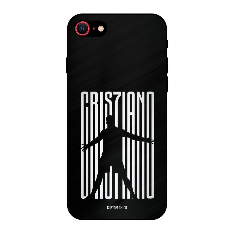 CR7 Star iPhone SE 2020 Mobile Back Cover - Sports PrintShield Case