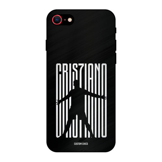 CR7 Star iPhone SE 2020 Mobile Back Cover - Sports PrintShield Case