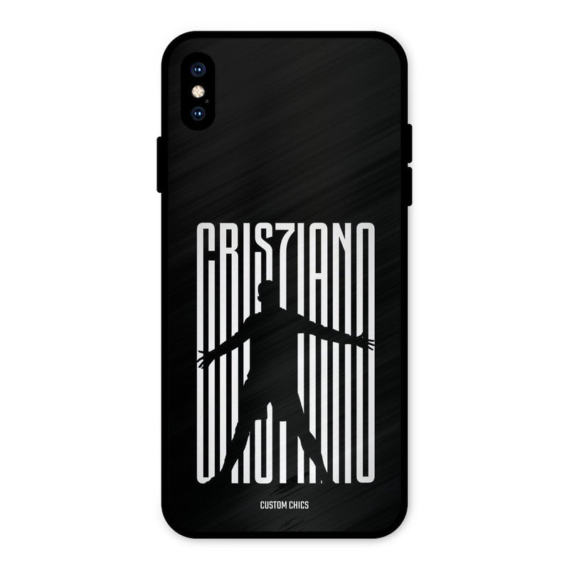 CR7 Star iPhone XS Max Mobile Back Cover - Sports PrintShield Case
