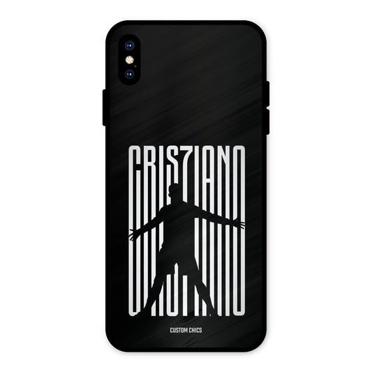 CR7 Star iPhone XS Max Mobile Back Cover - Sports PrintShield Case