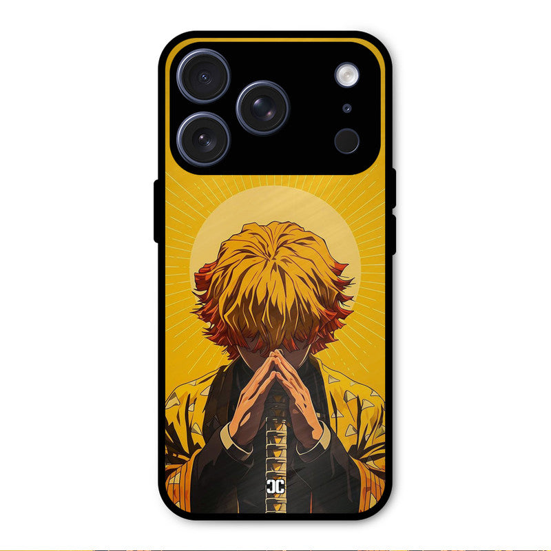 Calm Zenitsu iPhone 17 Pro Mobile Back Cover - Anime PrintShield Case