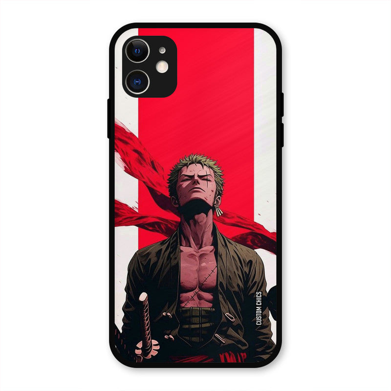 Calm Zoro iPhone 11 Mobile Back Cover - Anime PrintShield Case