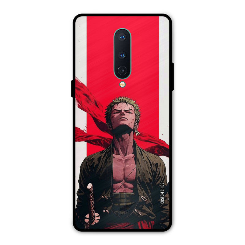 Calm Zoro Oneplus 8 Mobile Back Cover - Anime PrintShield Case