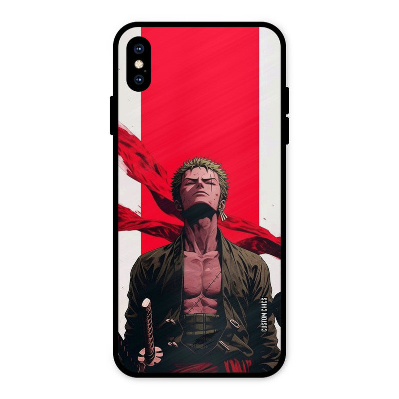 Calm Zoro iPhone XS Max Mobile Back Cover - Anime PrintShield Case