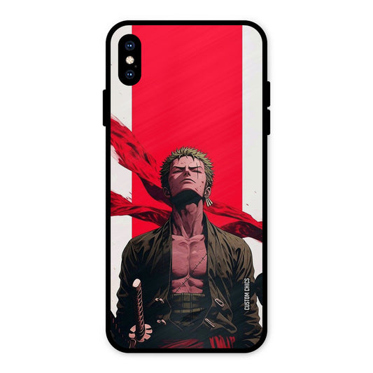 Calm Zoro iPhone XS Max Mobile Back Cover - Anime PrintShield Case
