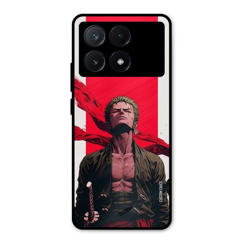 Calm Zoro Poco X6 Pro Mobile Back Cover - Anime PrintShield Case