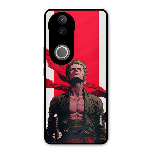 Calm Zoro Vivo V50 Mobile Back Cover - Anime PrintShield Case