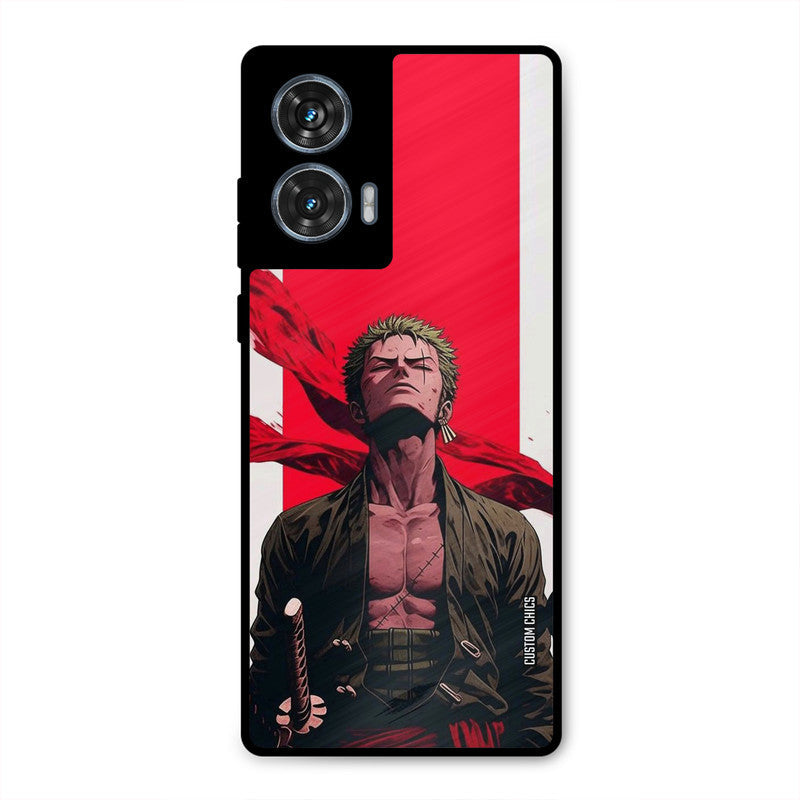 Calm Zoro Moto G96 Mobile Back Cover - Anime PrintShield Case