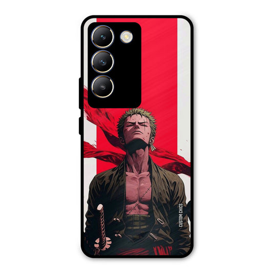 Calm Zoro Vivo Y200e Mobile Back Cover - Anime PrintShield Case