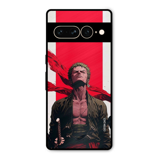 Calm Zoro Google Pixel 7 Pro Mobile Back Cover - Anime PrintShield Case