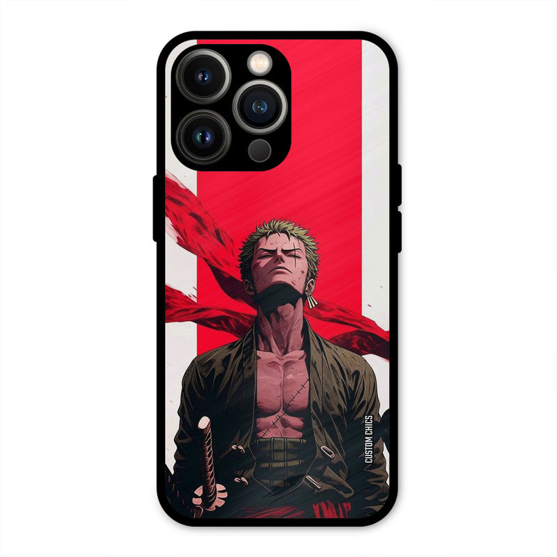 Calm Zoro iPhone 13 Pro Mobile Back Cover - Anime PrintShield Case