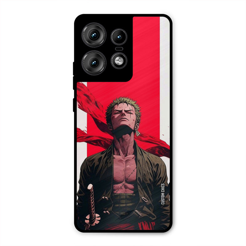 Calm Zoro Motorola Edge 50 Pro Mobile Back Cover - Anime PrintShield Case