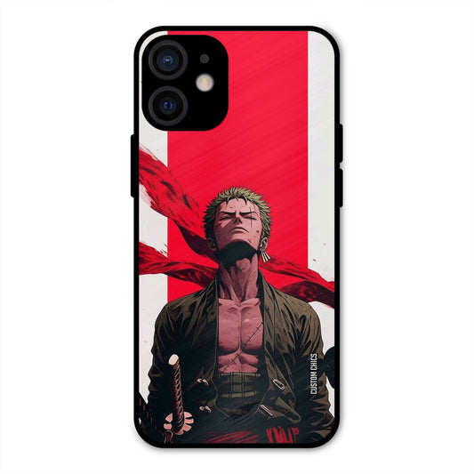Calm Zoro iPhone 12 Mini Mobile Back Cover - Anime PrintShield Case