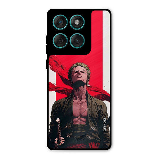 Calm Zoro Motorola Edge 60 Mobile Back Cover - Anime PrintShield Case